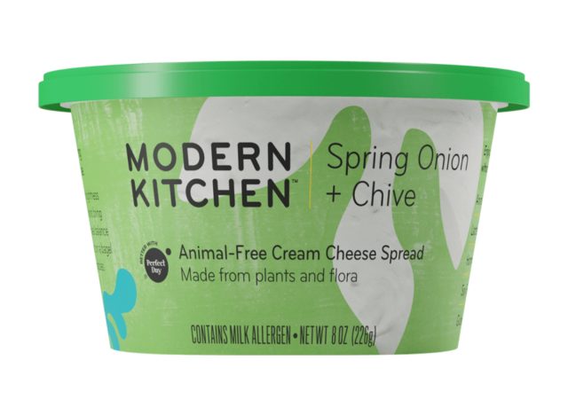 modern kitchen spring onion + chive cream cheese spread