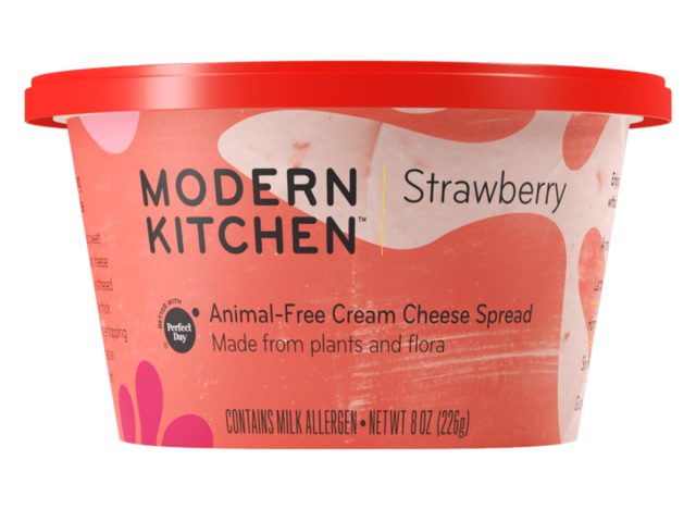 modern kitchen strawberry cream cheese spread