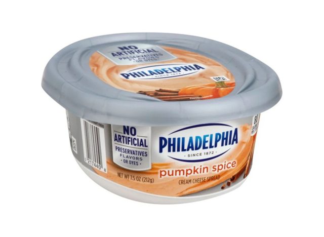 philadelphia pumpkin spice cream cheese spread