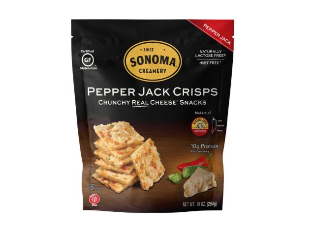 sonoma creamergy pepper jack crisps