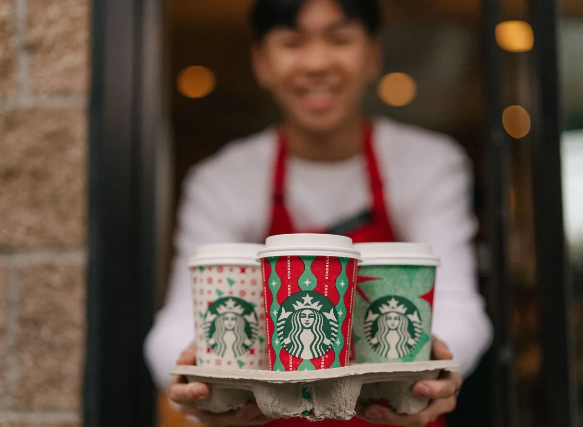 Here's a sneak peek of Starbucks holiday cups