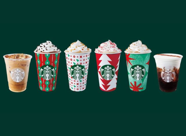 starbucks holiday drinks 22'