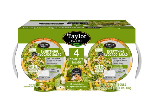 taylor farms everything avocado salad bowls