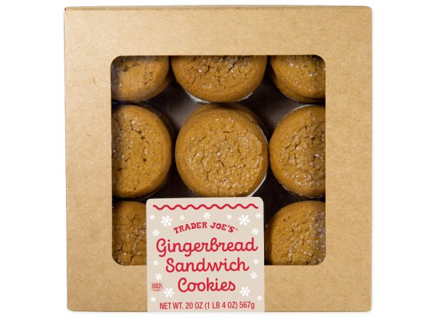 trader joe's gingerbread sandwich cookies