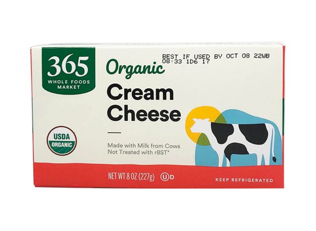whole foods organic cream cheese