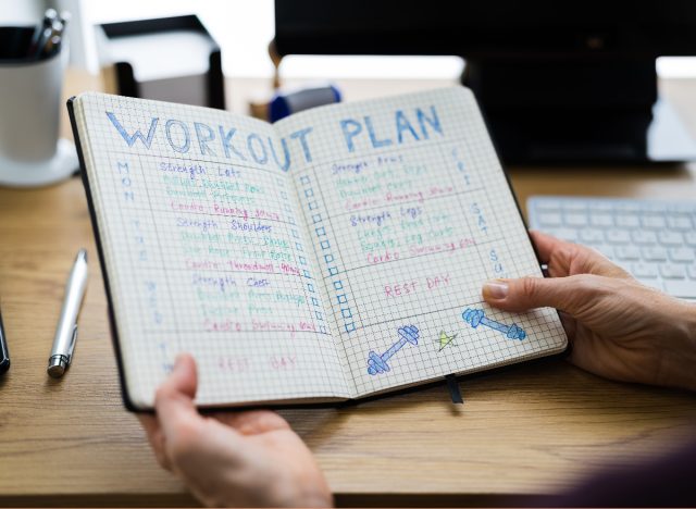 workout planner goals