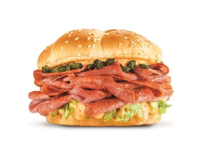 Arbys spicy roast beef sandwich