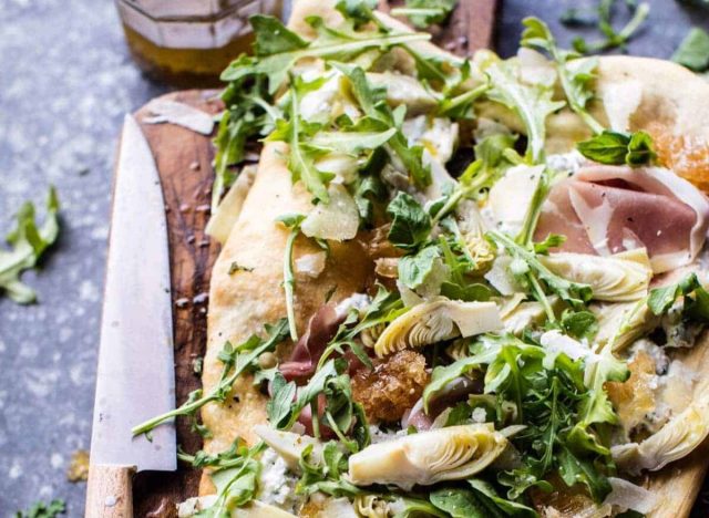 Artichoke flatbread