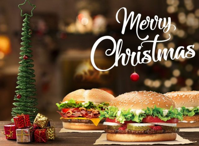 Burger King christmas