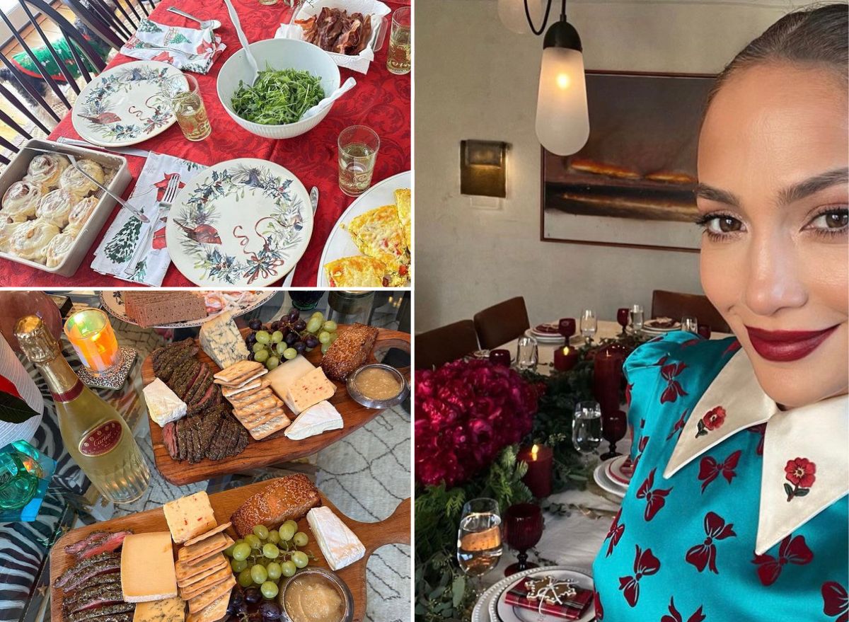 Celeb holiday tables