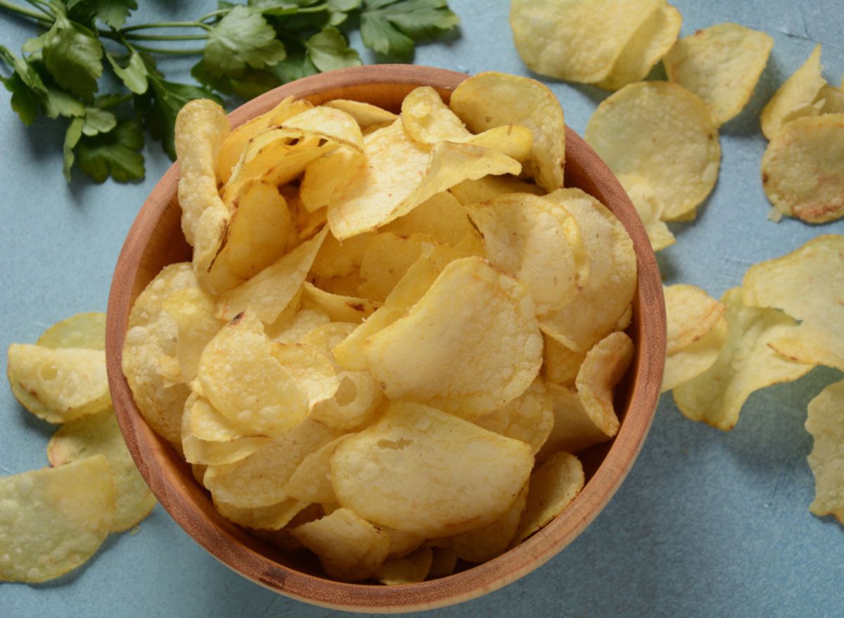 Healthy Baked Potato Chips Recipe: You Won't Be Able to Eat Just One, Snacks