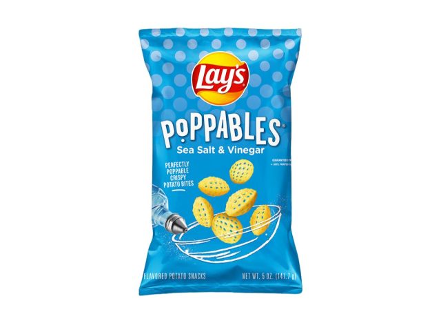 bag of Lay's poppables on a white background.