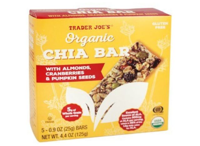 Organic Chia Bars trader joes
