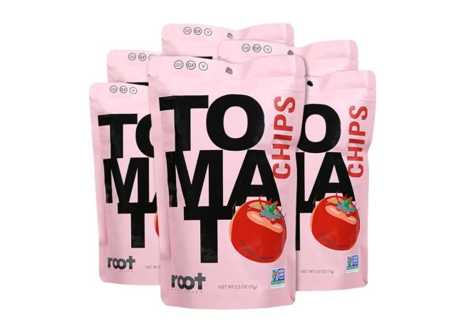 bags of Root Tomato Chips