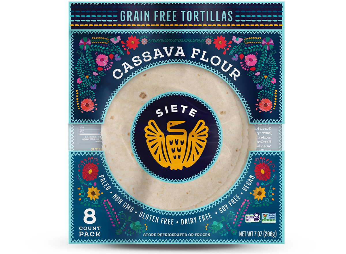 Siete cassava flour tortilla