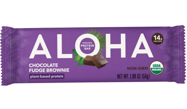 Aloha Chocolate Fudge Brownie Organic Protein Bar