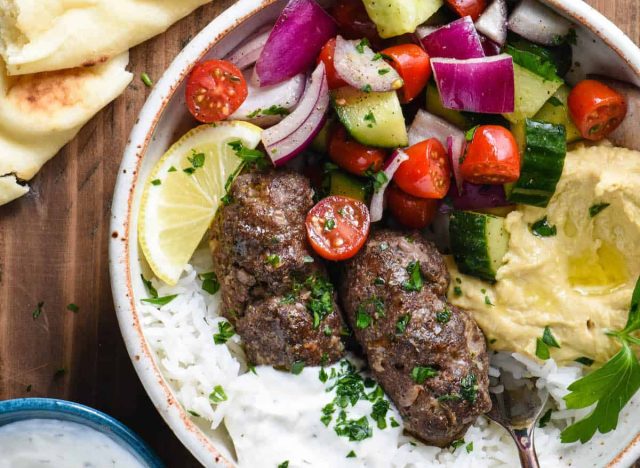 beef kafta bowl