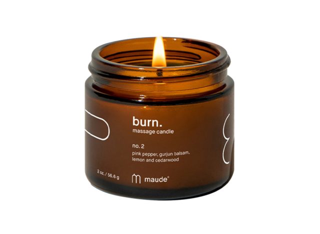 burn massage candle