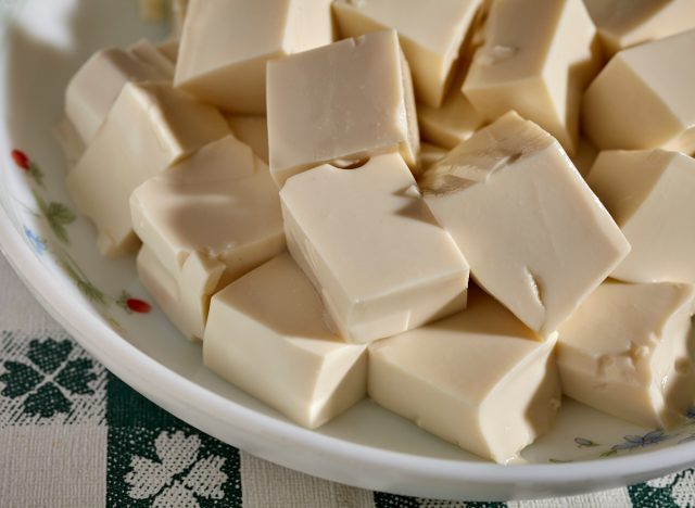 cubes of silken tofu