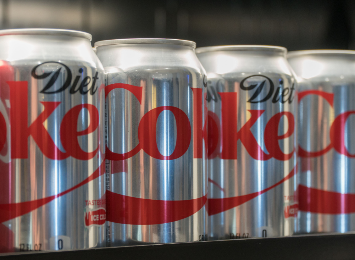 diet coke cans