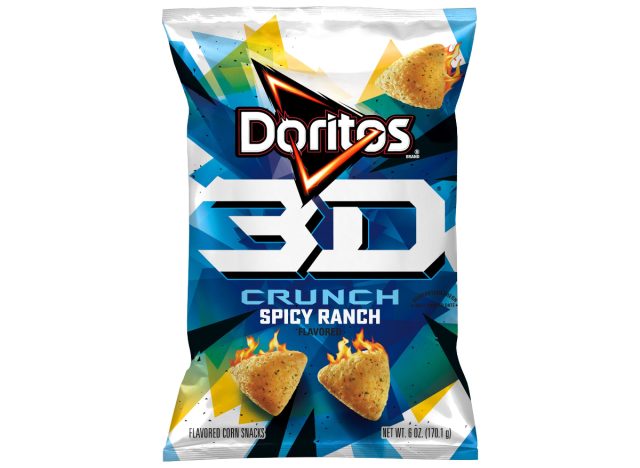 doritos 3d spicy ranch crunch