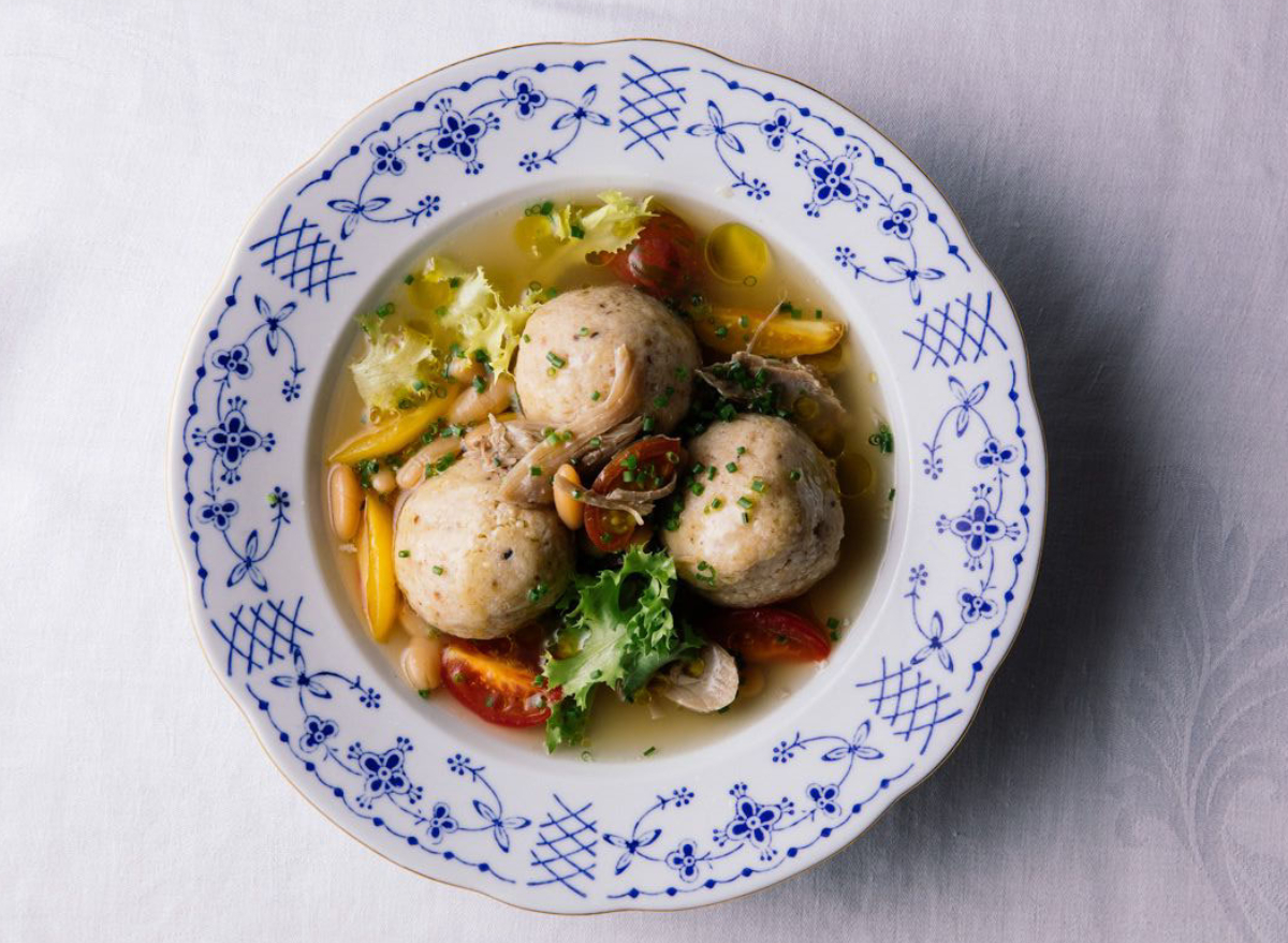 duck matzah ball soup