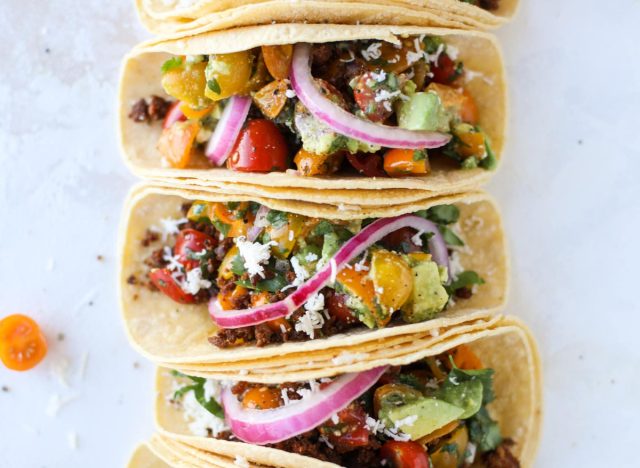 ground beef tacos