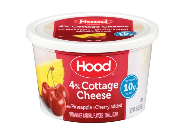 hoot cottage cheese with pineapple and cherry