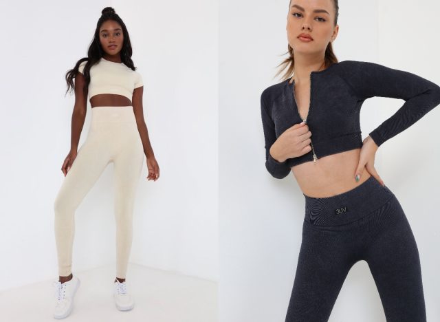 JUV activewear split image