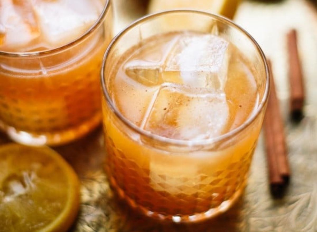 maple whiskey old fashioned