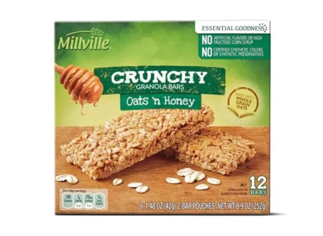 Millville Crunchy Granola Bats - Ovăz și miere