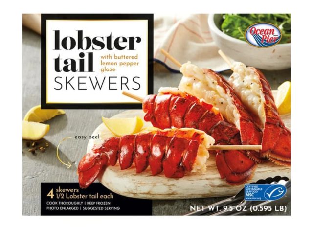 ocean pier lobster tail skewers