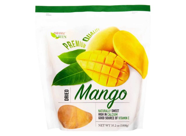 paradise green premium dried mango