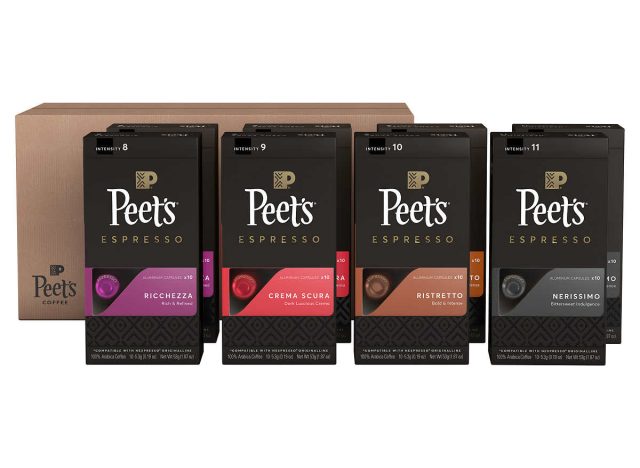 peet's coffee nespresso capsules