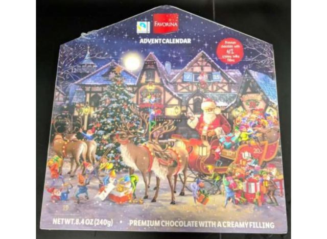 Recalled Lidl Favorina Advent Calendar