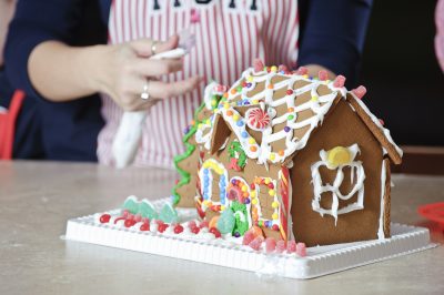 building a gingerbread house