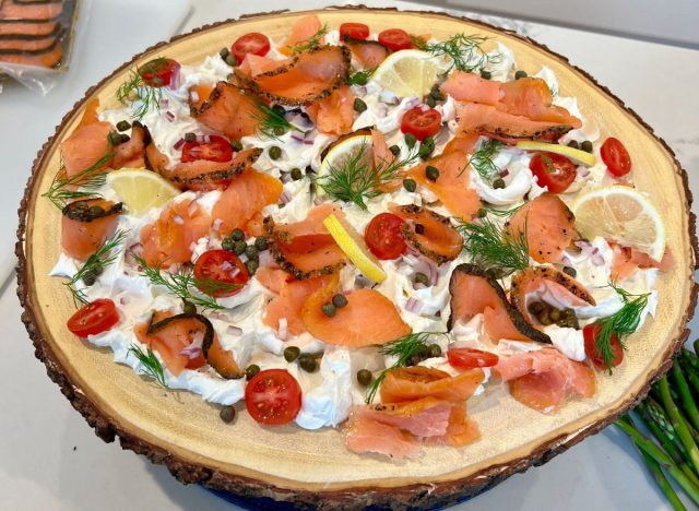 smoked salmon board