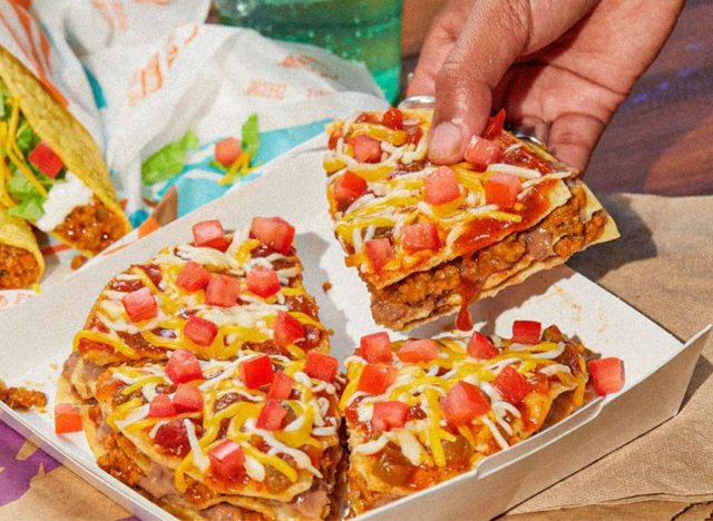 taco bell new Triple Crunch Mexican Pizza