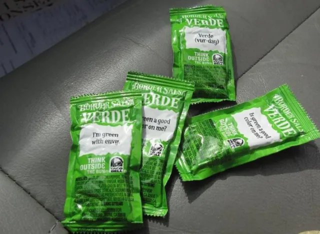 taco bell salsa verde packets