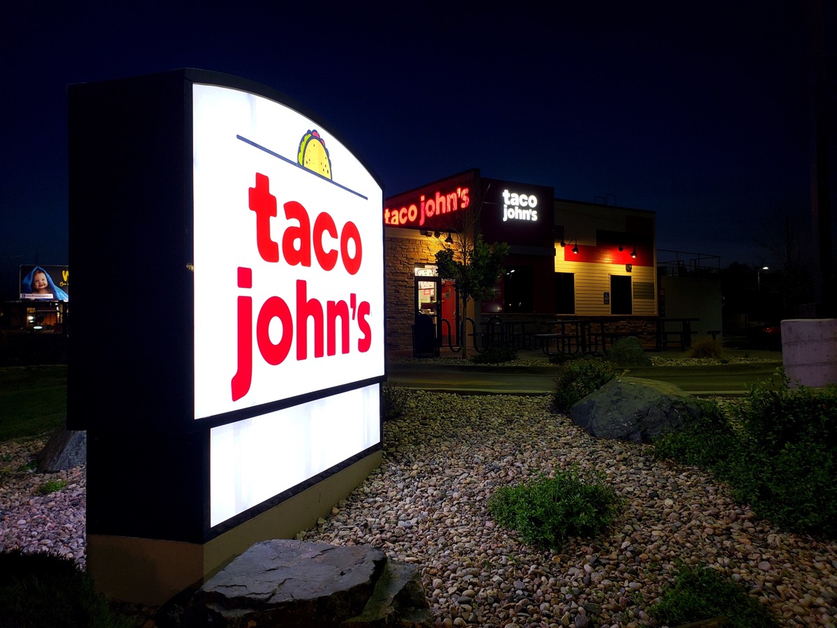 Taco,John's,After,Remodel, ,Standalone,Sign,And,Building,At