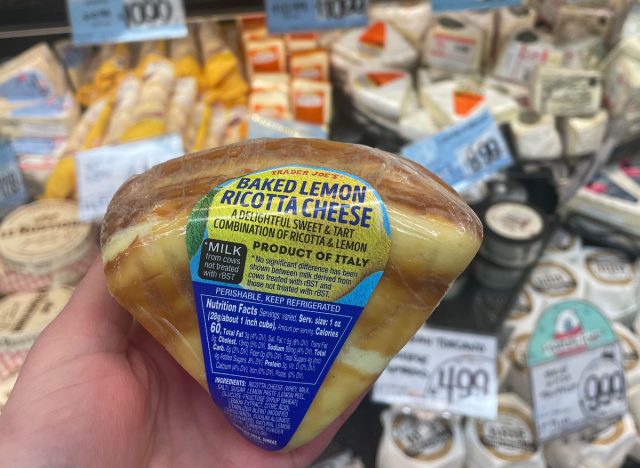 trader joe's baked lemon ricotta cheese