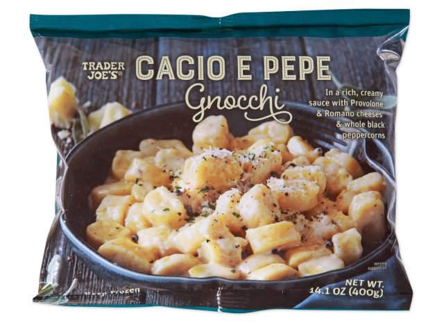 trader joe's cacio e pepe gnocchi