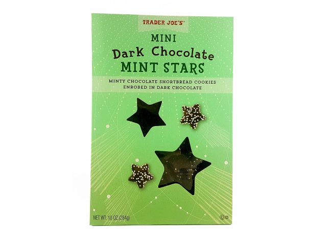 trader joe's mini dark chocolate mint stars
