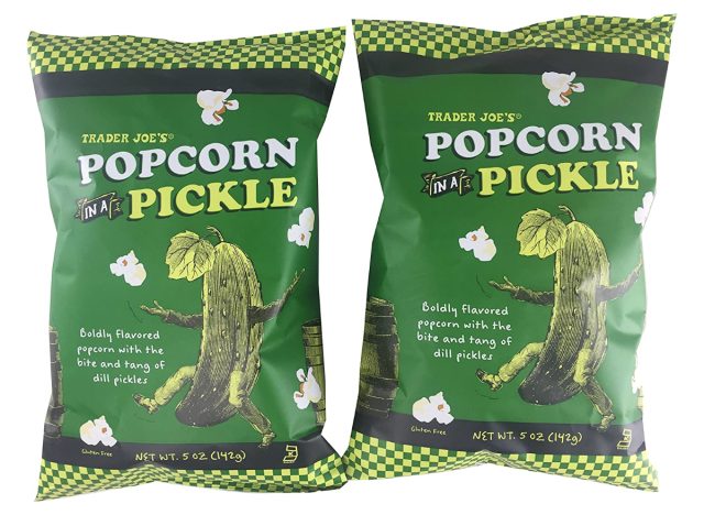 trader joe's popcorn in a pickle