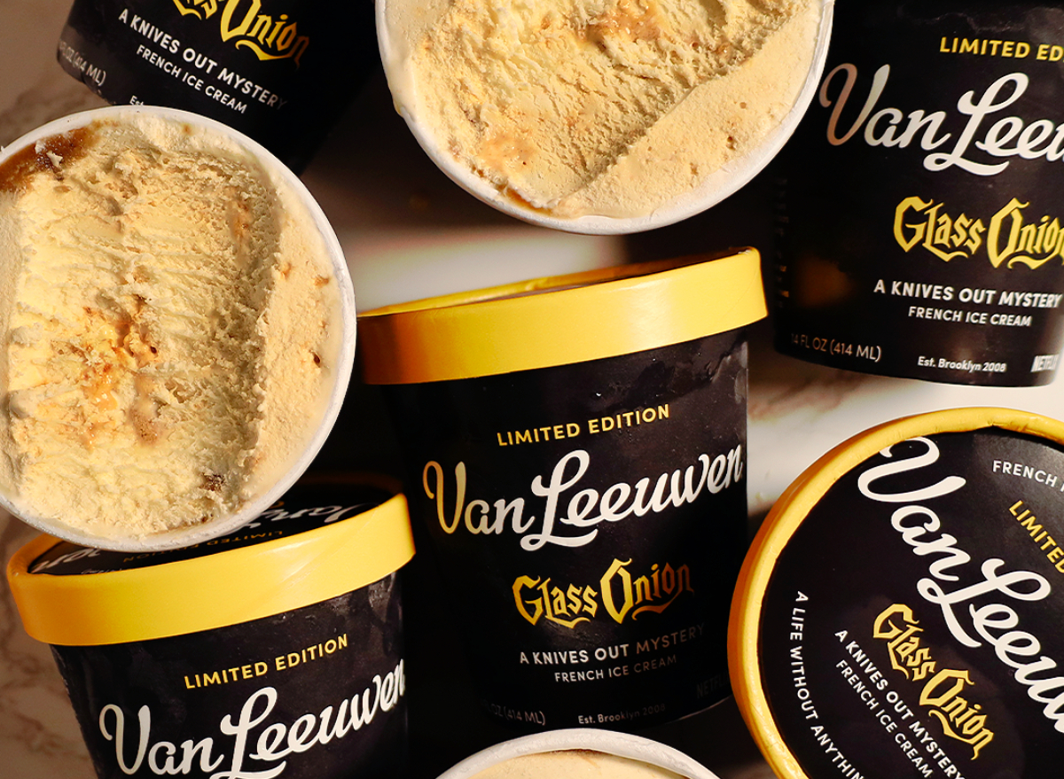 Van Leeuwen Glass Onion ice cream pints