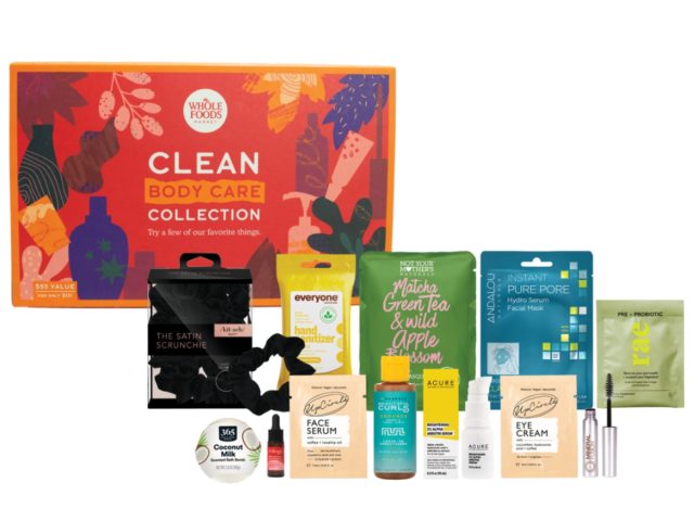 Whole Foods clean beauty advent calendar