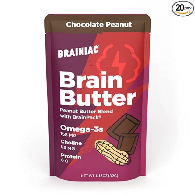 Brainiac Peanut Butter Blend with Omega-3s, Chocolate Peanut
