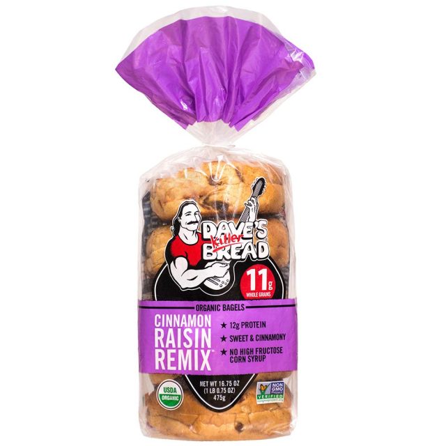 Dave's Killer Bread Organic Cinnamon Raisin Bagels