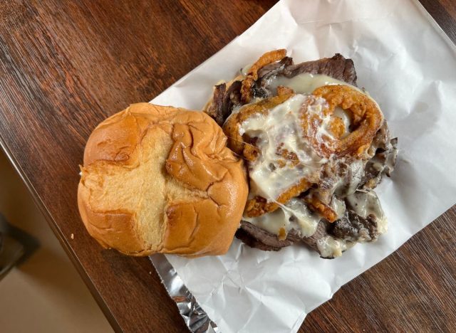 Arbys steakhouse ribeye taste test above