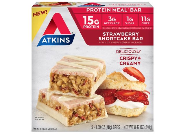 Atkins Strawberry Shortcake Bars